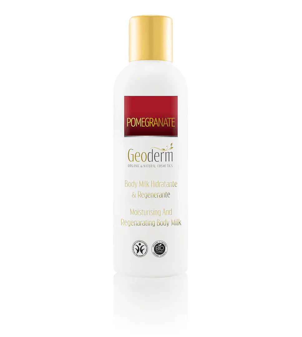 Organic & Natural Pomegranate Body Milk, 200 ml - EcoGlow Essence