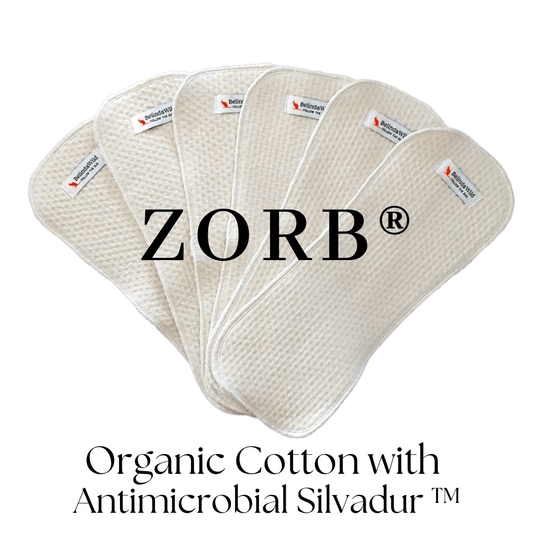 INSERTI in Zorb® Organic Cotton con Antimicrobial SILVADUR® per