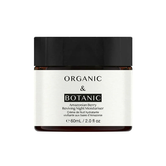 Night Cream Organic & Botanic Amazonian Berry Moisturizing 60 ml - EcoGlow Essence