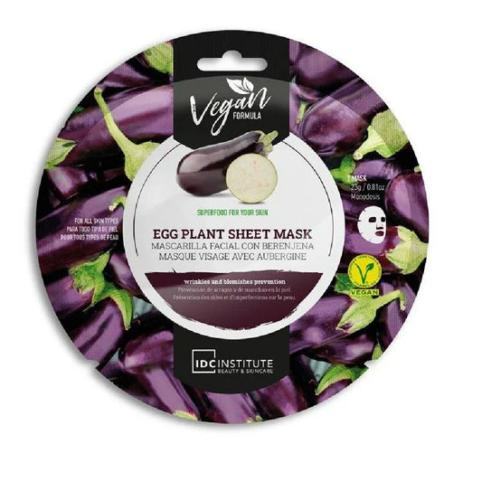 Facial Mask IDC Institute Vegan Aubergine (25 g) - EcoGlow Essence