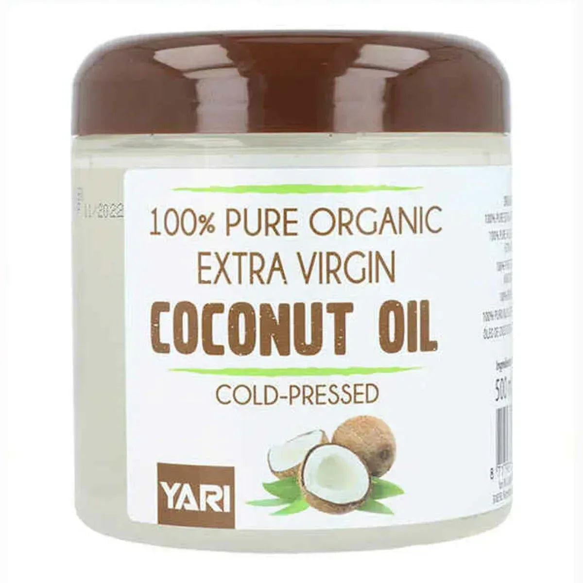 Hair Oil Yari Pure Organic Coconut (500 ml) - EcoGlow Essence
