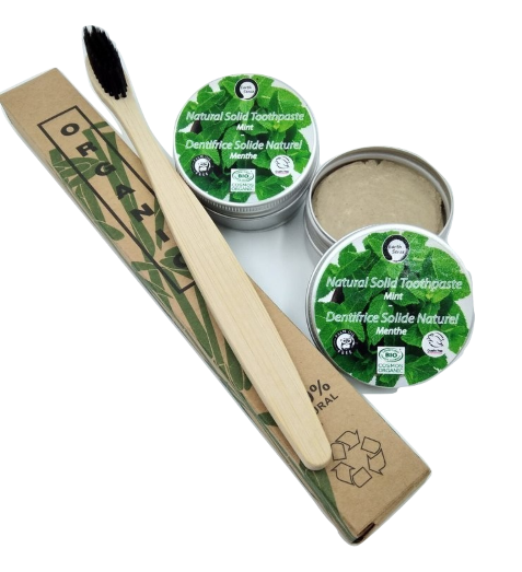 Natural Organic Certified Solid Toothpaste - Daily Use