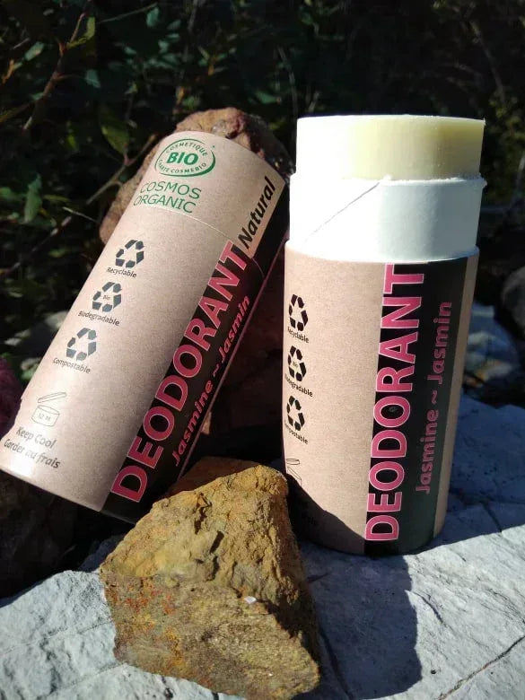 Organic Certified Natural Deodorant - Jasmine 100ml - I piece - 100%, 100 ml - EcoGlow Essence