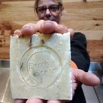 Organic Certified Solid Soap - Cedarwood with Bladderwrack 90g - EcoGlow Essence