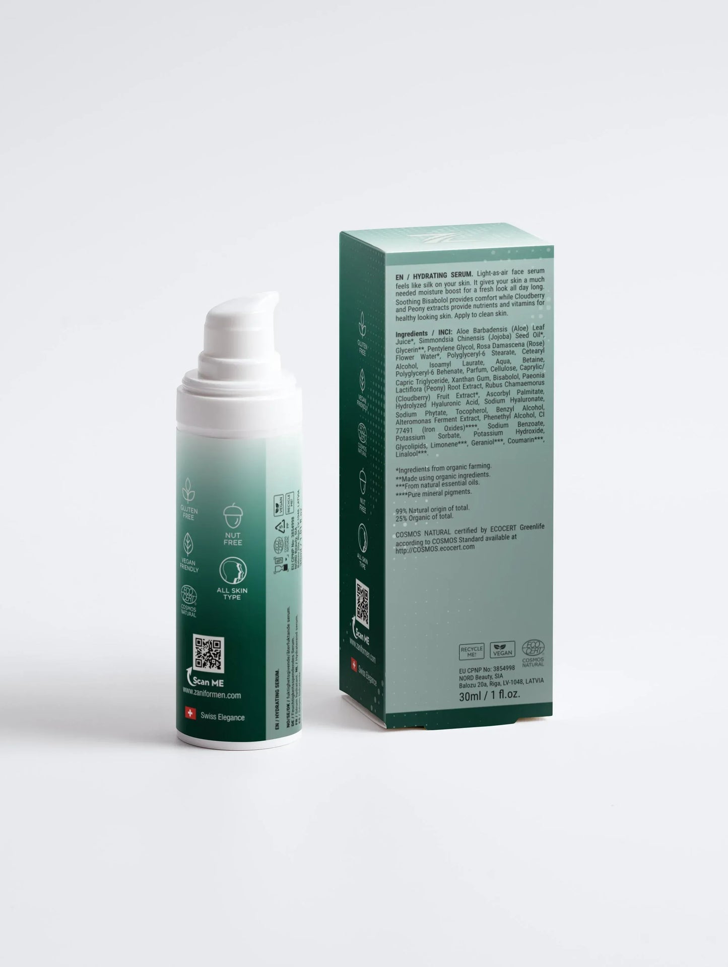 Organic Elixir Hydrating Serum 30 ml - EcoGlow Essence