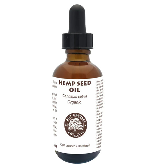 Hemp Seed Oil (organic, cold pressed, unrefined) - EcoGlow Essence