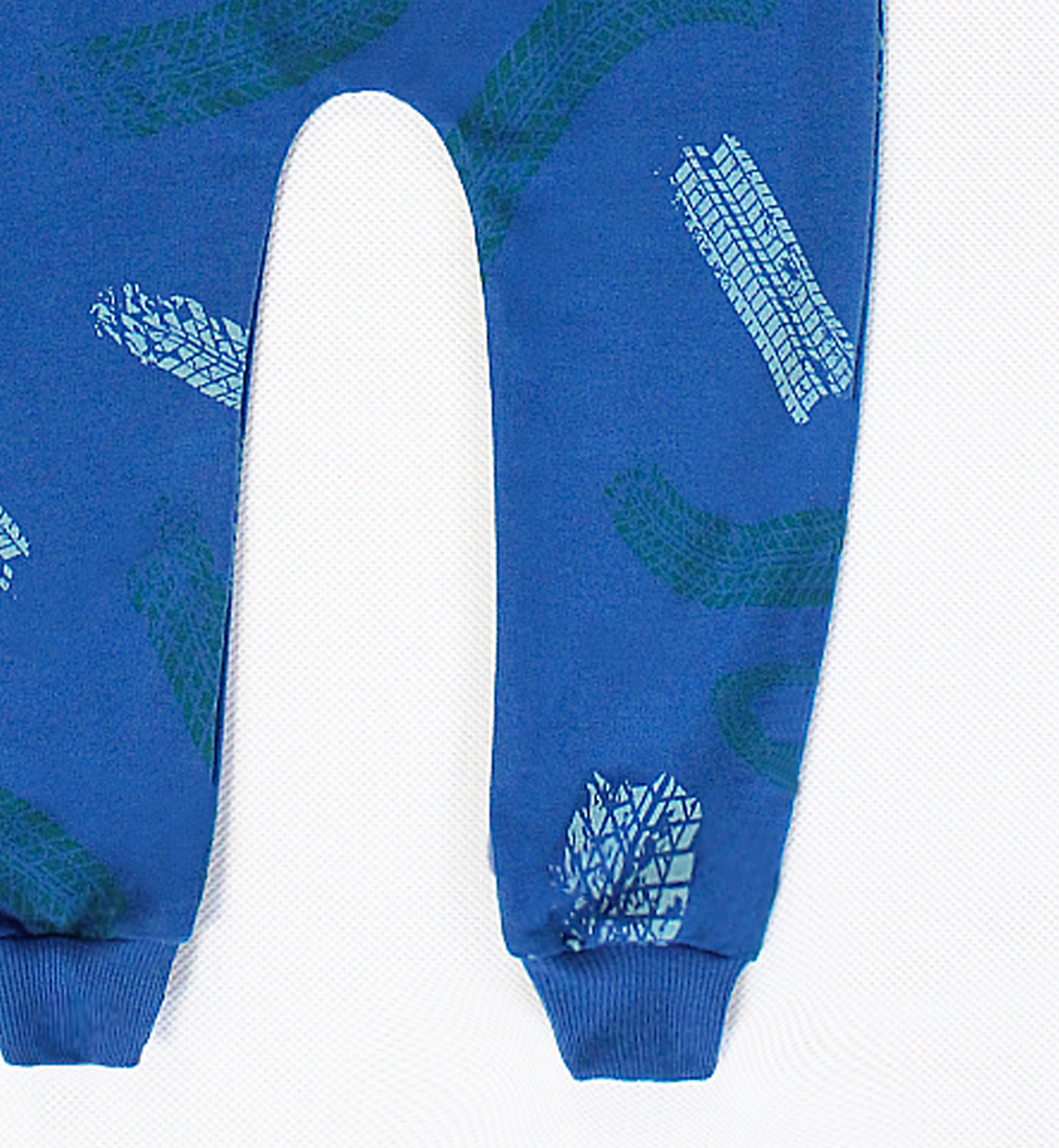 Tire tracks organic jumpsuit