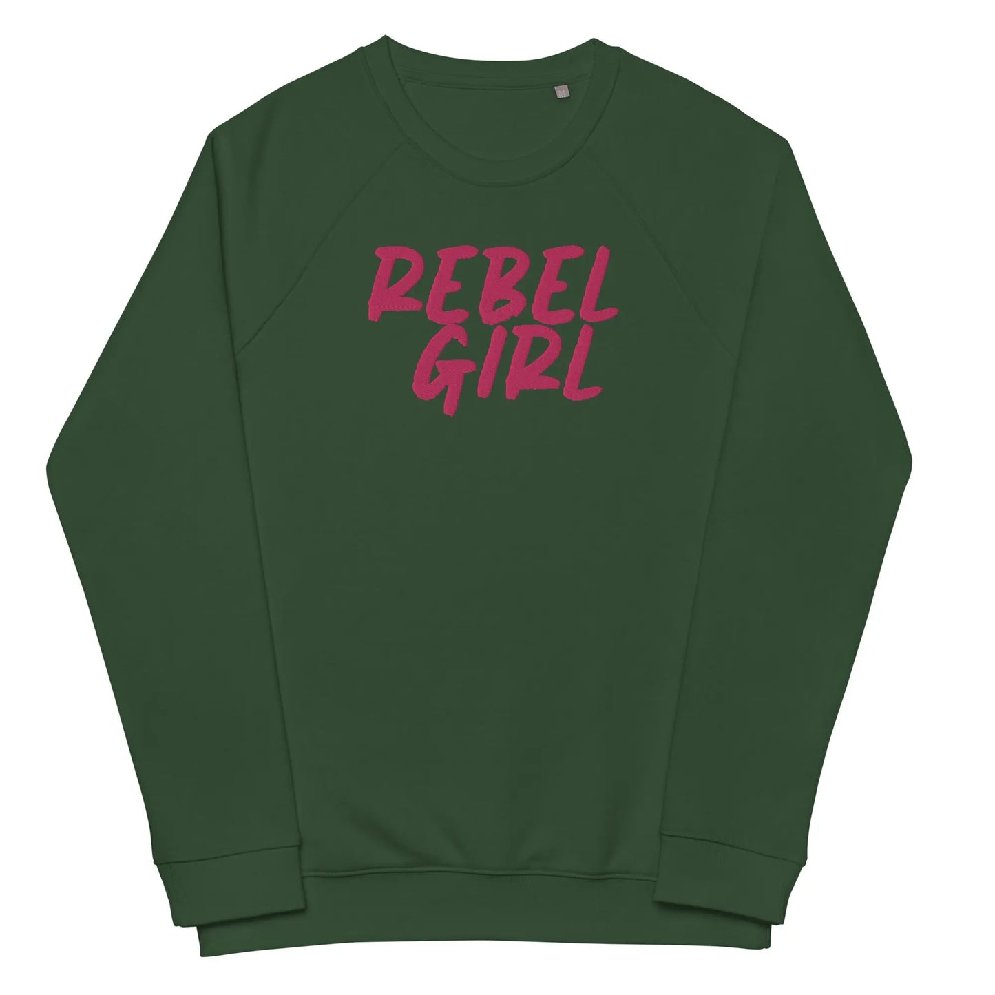 Rebel Girl Unisex Bio Raglan-Sweatshirt Bio-Bekleidung mit