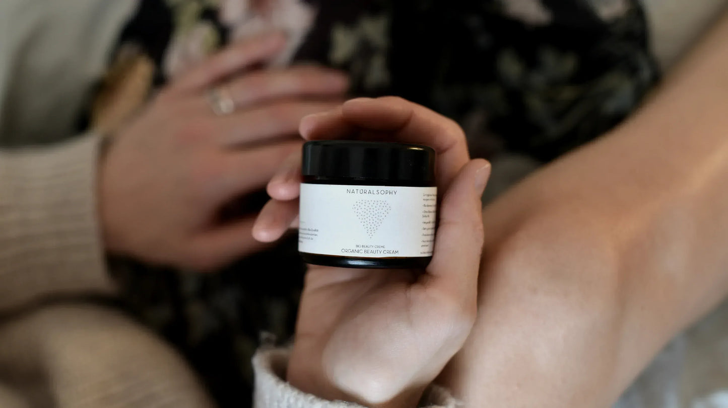 Organic Beauty Cream 50ml waterless,100aloe vera & organic certified - EcoGlow Essence