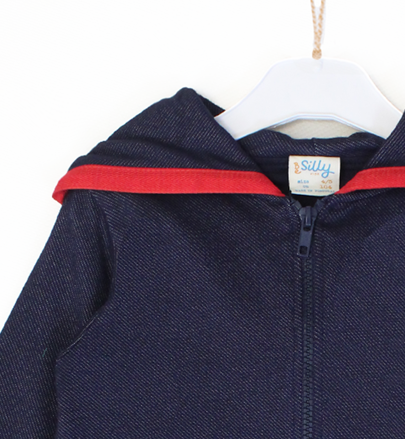 Veste en denim biologique