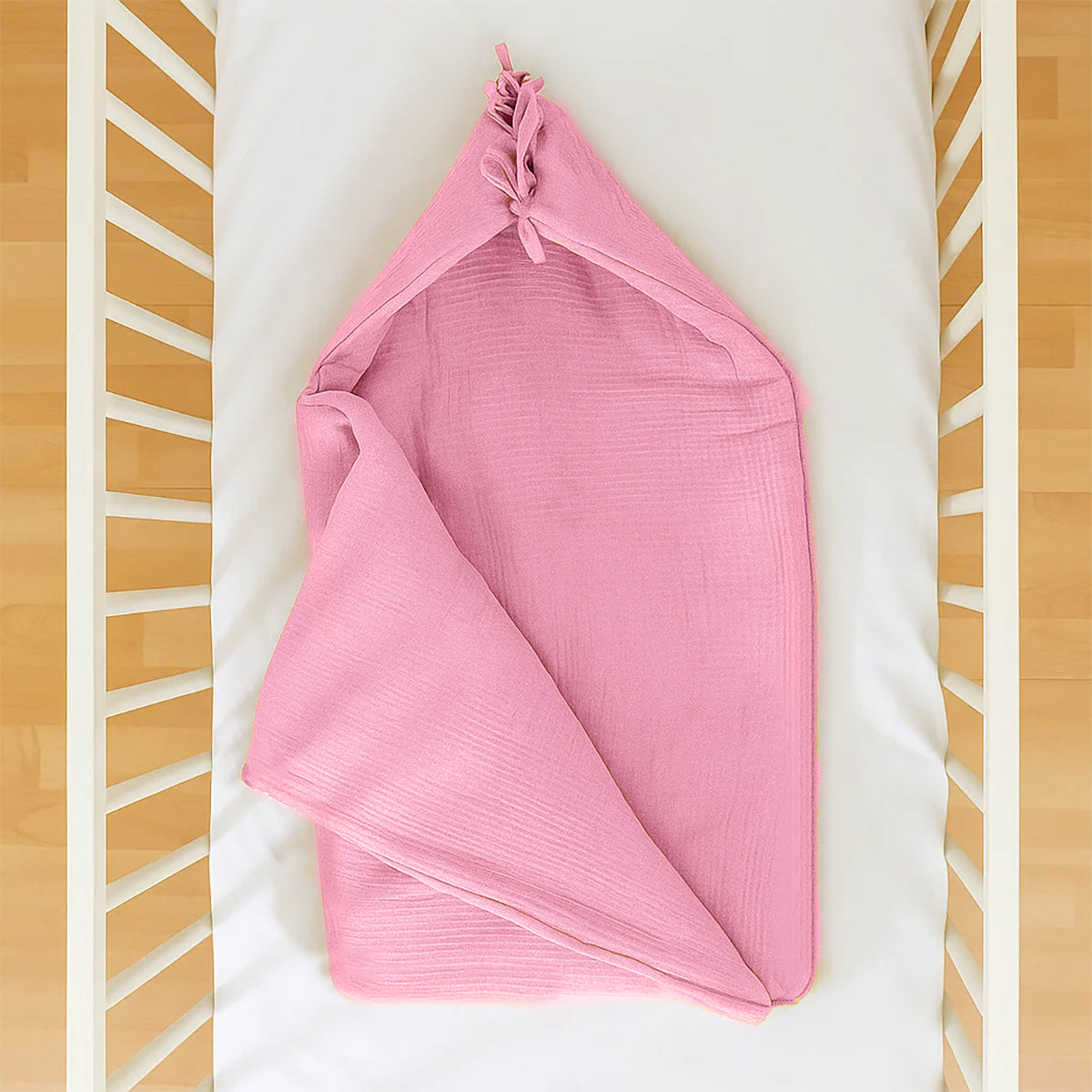 Bolsa tipo Bunting de Algodón Orgánico - Rosa
