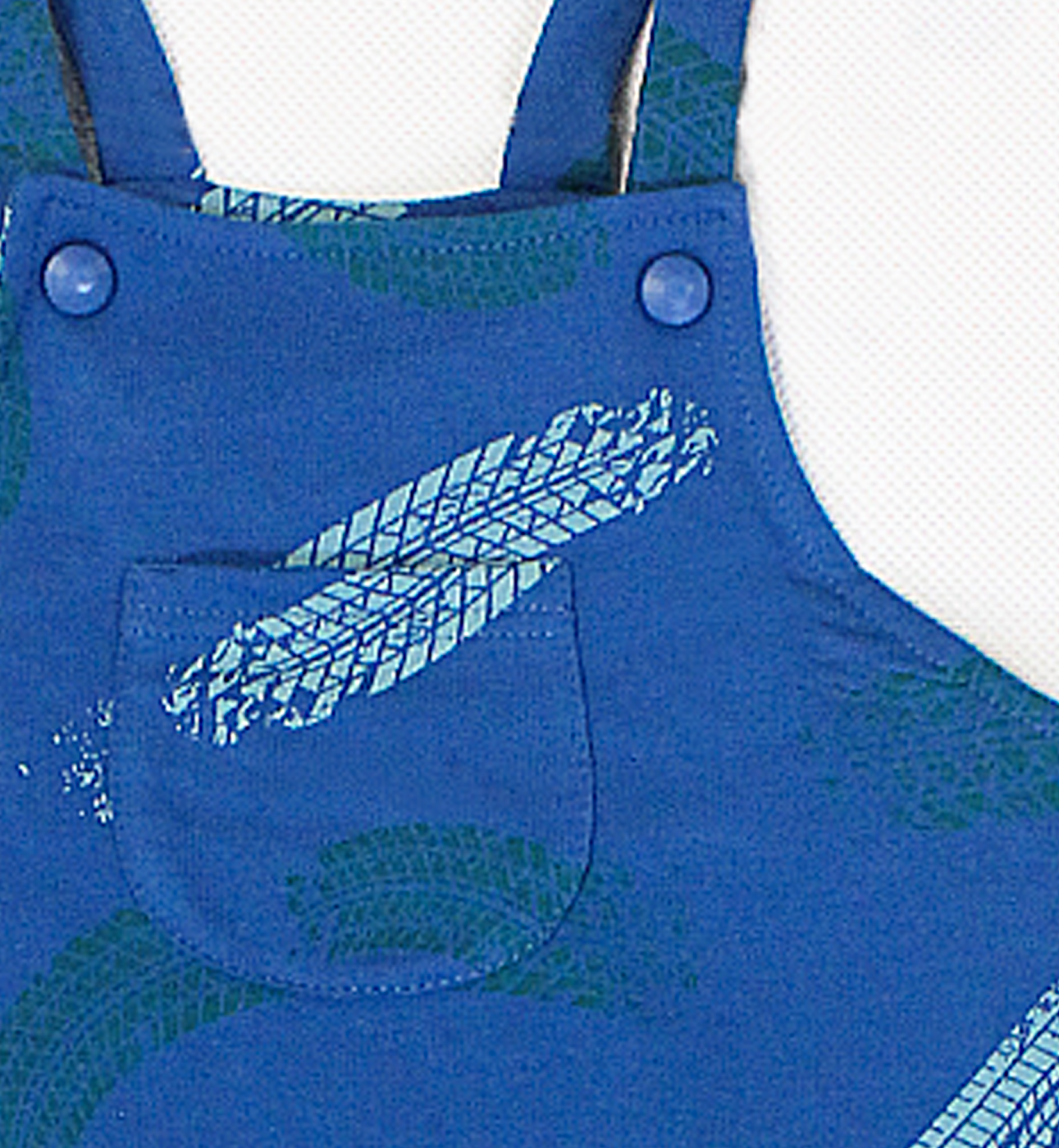 Tire tracks organic jumpsuit