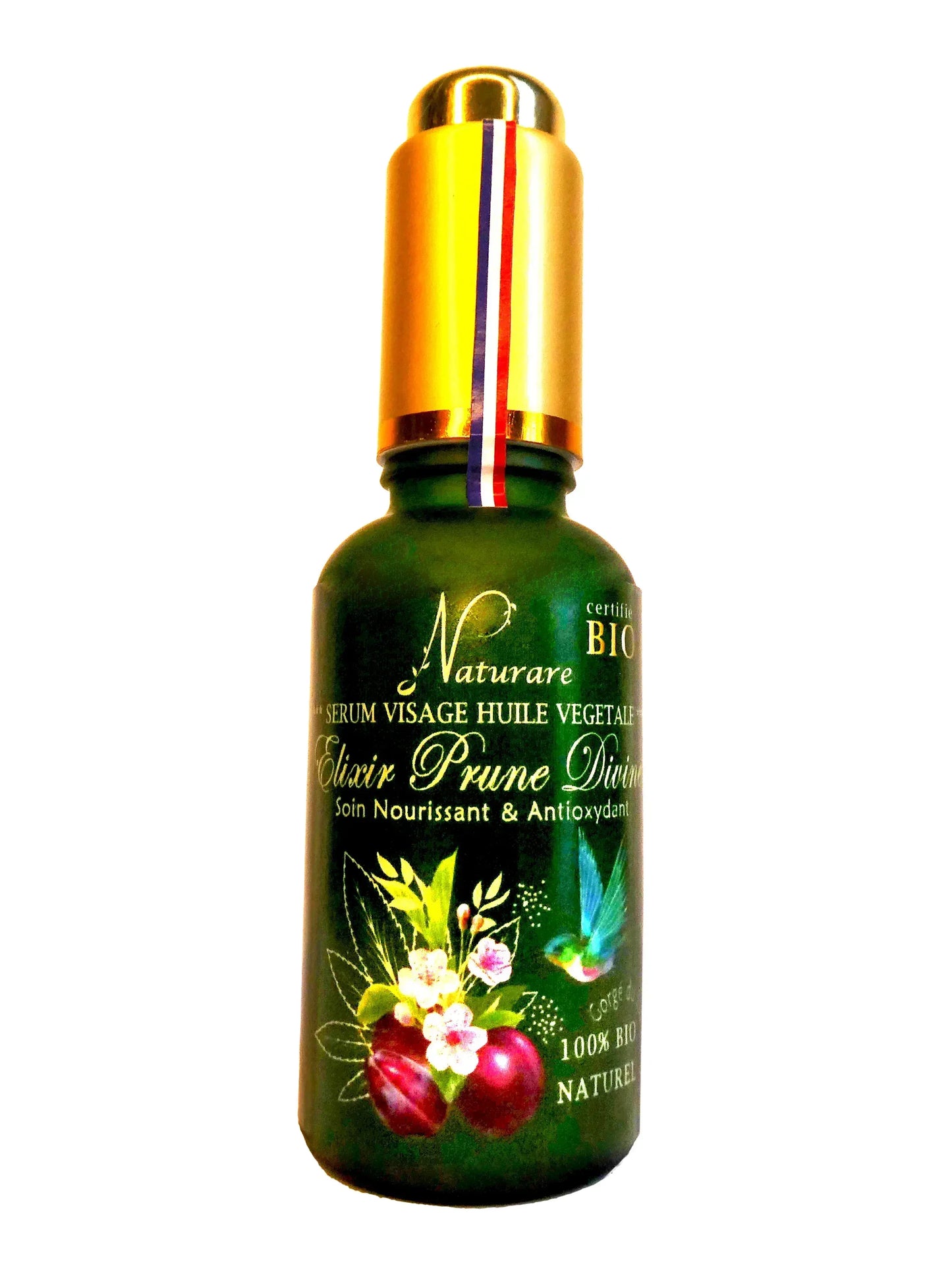 Organic Divin Plum Elixir Vegetable Oil Serum Food Dietary Supplement, 30 ml - EcoGlow Essence