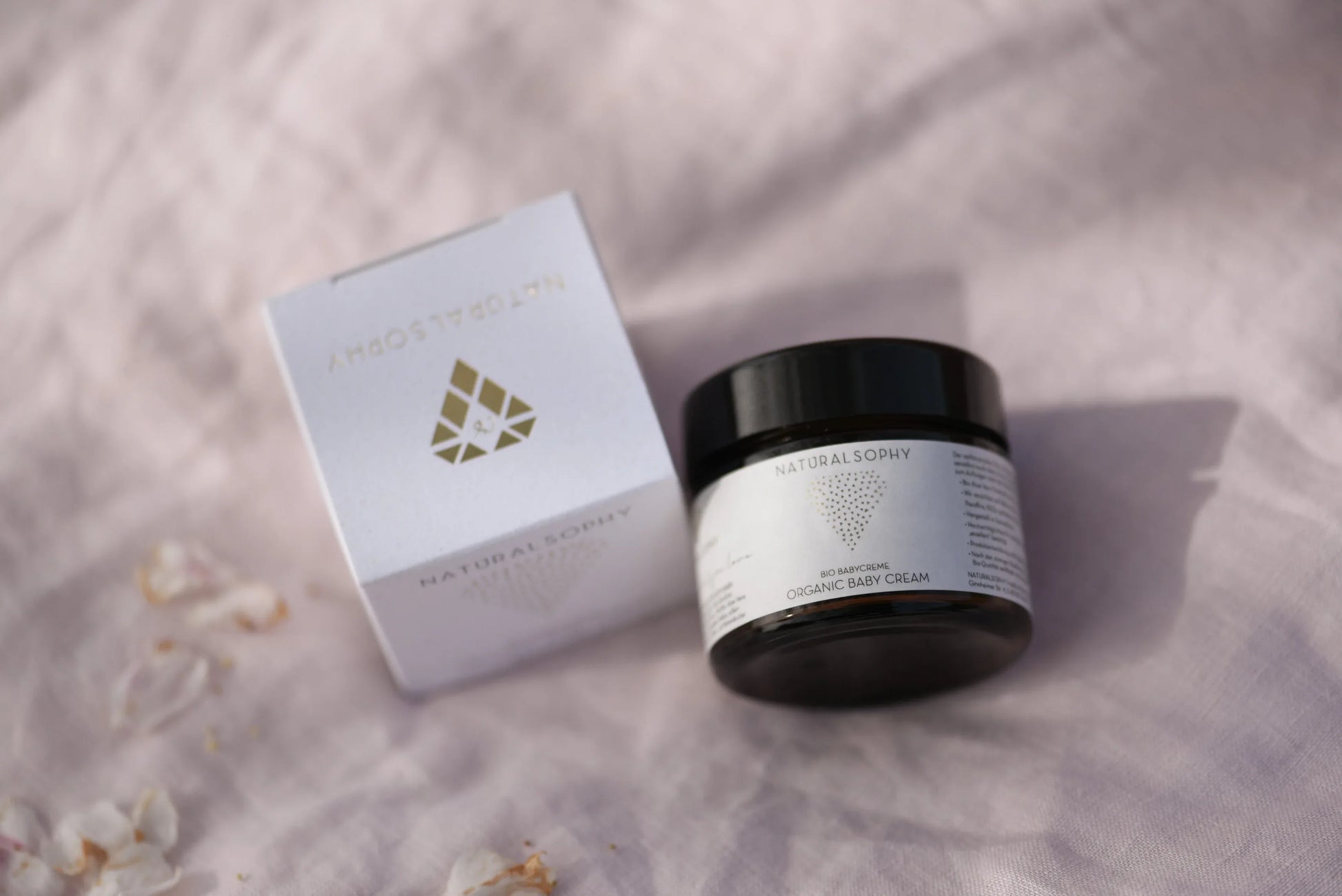 Organic Baby Cream 50ml organic certified, eczema skin, kids& adults, 50 ml - EcoGlow Essence