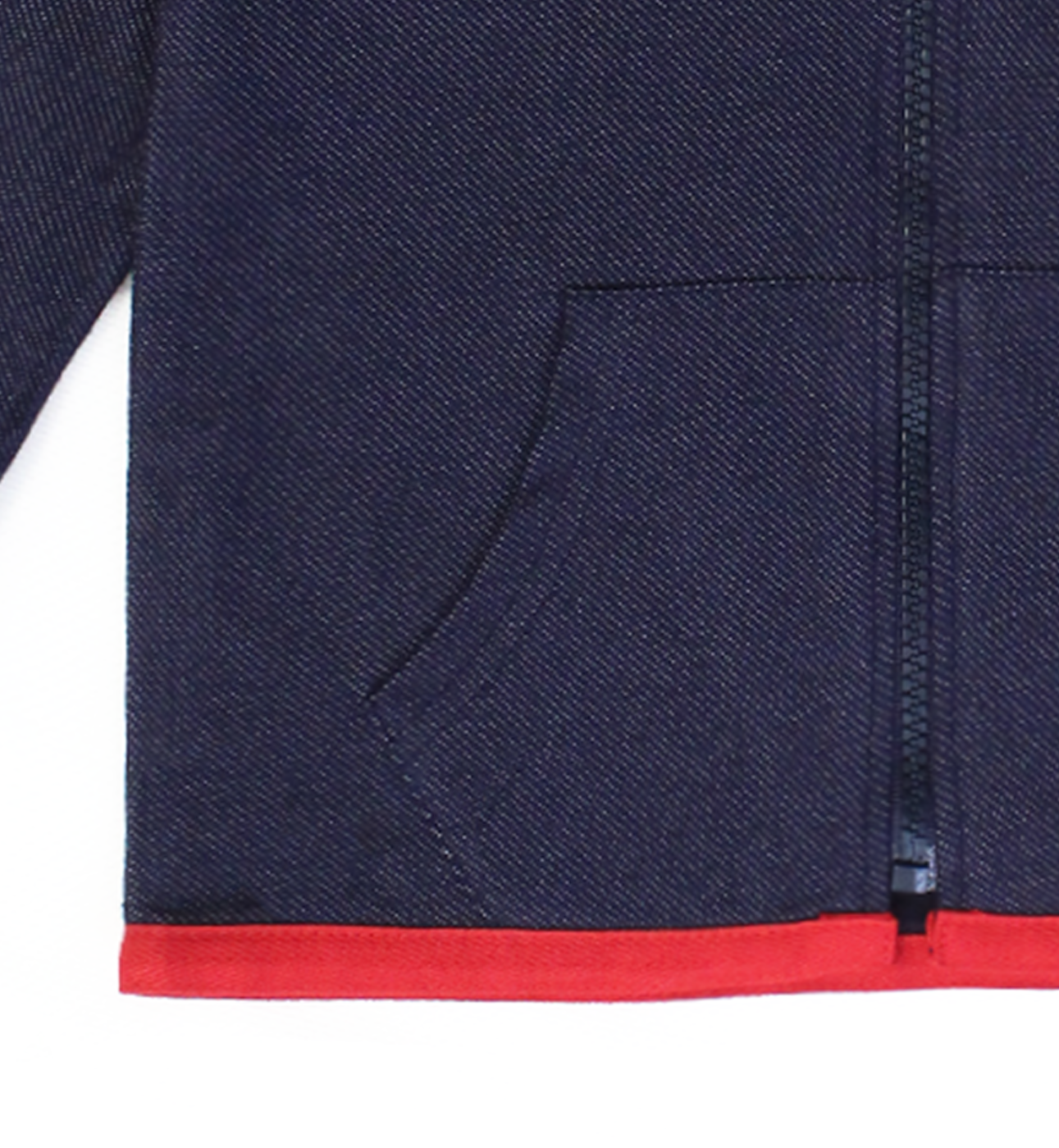 Veste en denim biologique