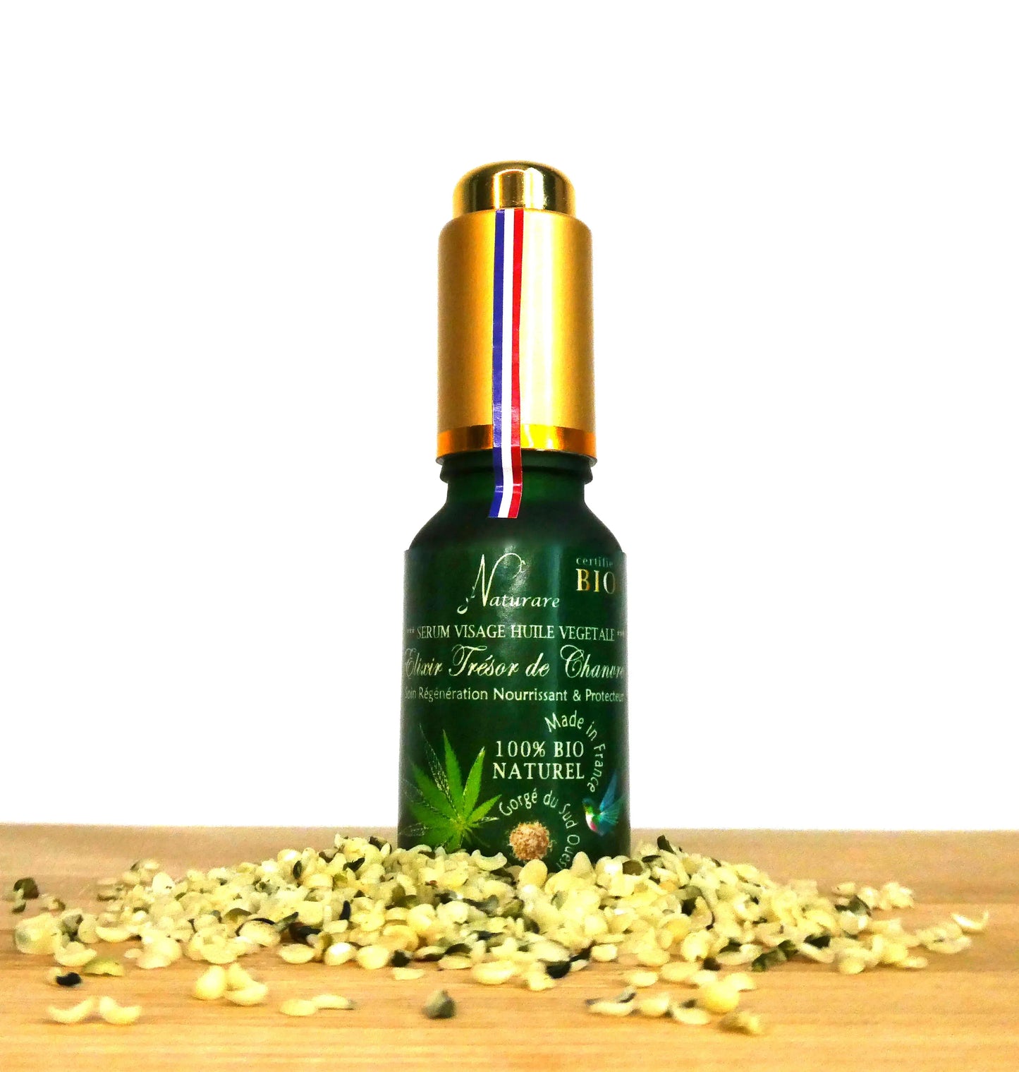 Organic Hemp Treasure Elixir - Vegetable Oil, Food supplement 15 ml - EcoGlow Essence