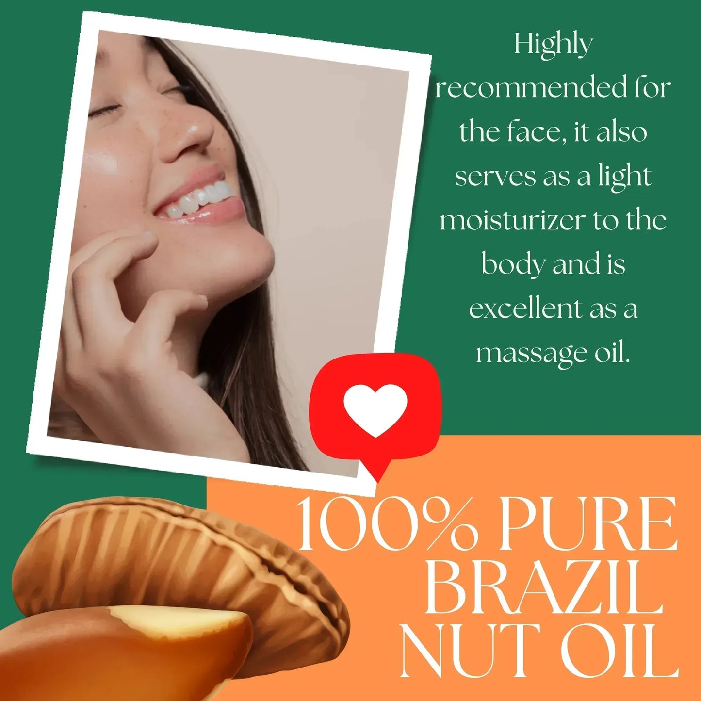 Brazil Nut Oil (organic, cold pressed, unrefined) - EcoGlow Essence