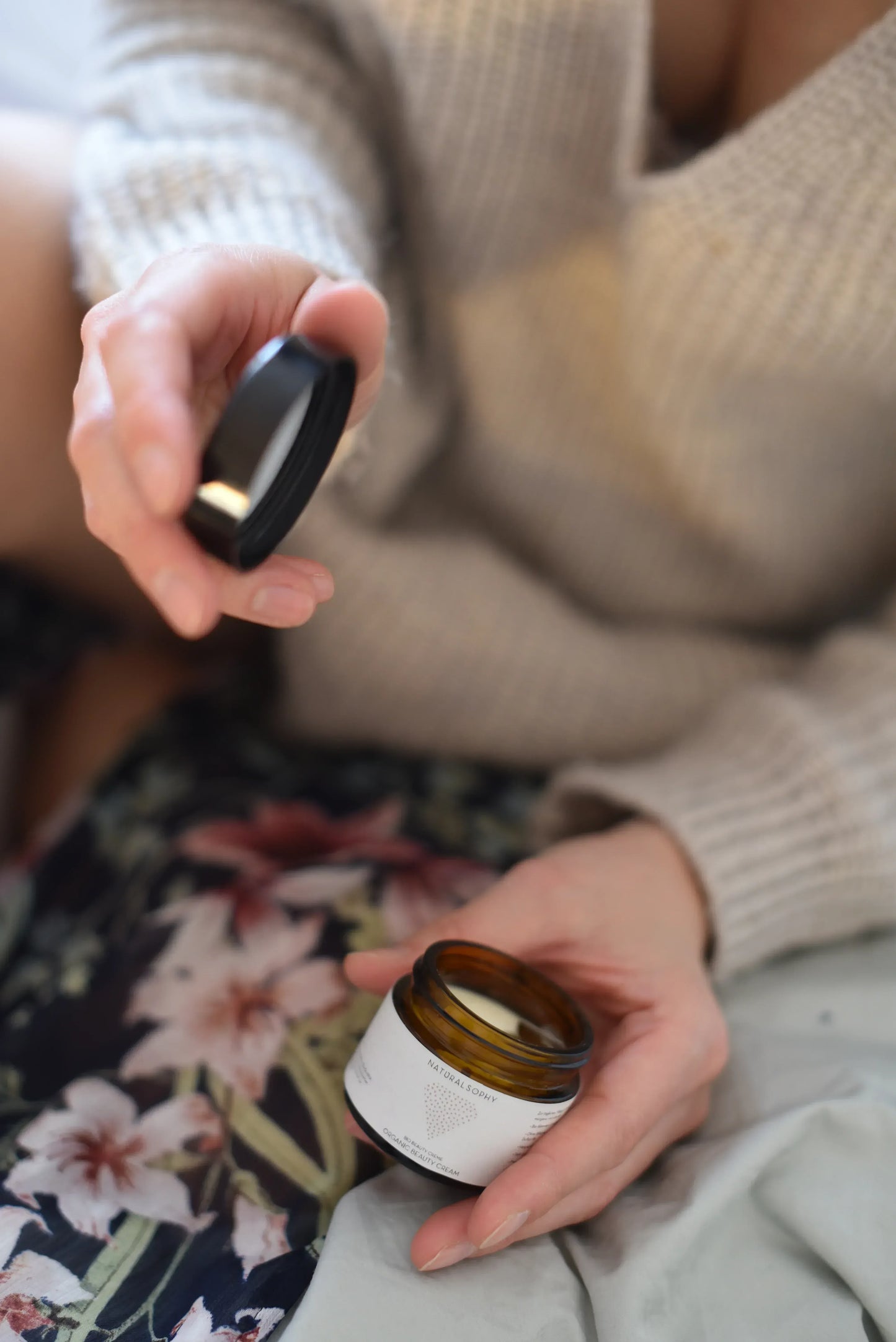 Organic Beauty Cream 50ml waterless,100aloe vera & organic certified - EcoGlow Essence