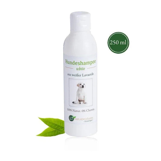 Dog Shampoo WHITE | Organic | gentle care for white fur without (250 ml) - EcoGlow Essence