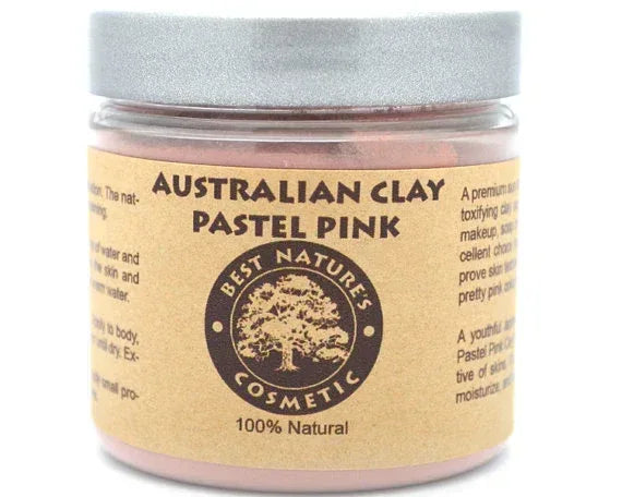 Australian Pastel Pink Clay for stressed, mature skin - EcoGlow Essence