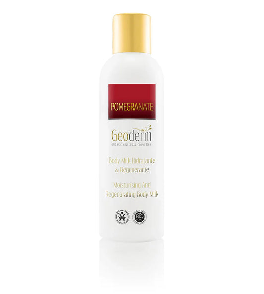 Organic & Natural Pomegranate Body Milk, 200 ml - EcoGlow Essence