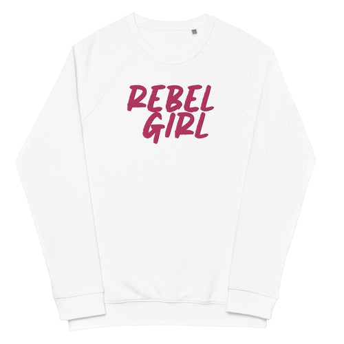 Rebel Girl Unisex Bio Raglan-Sweatshirt Bio-Bekleidung mit